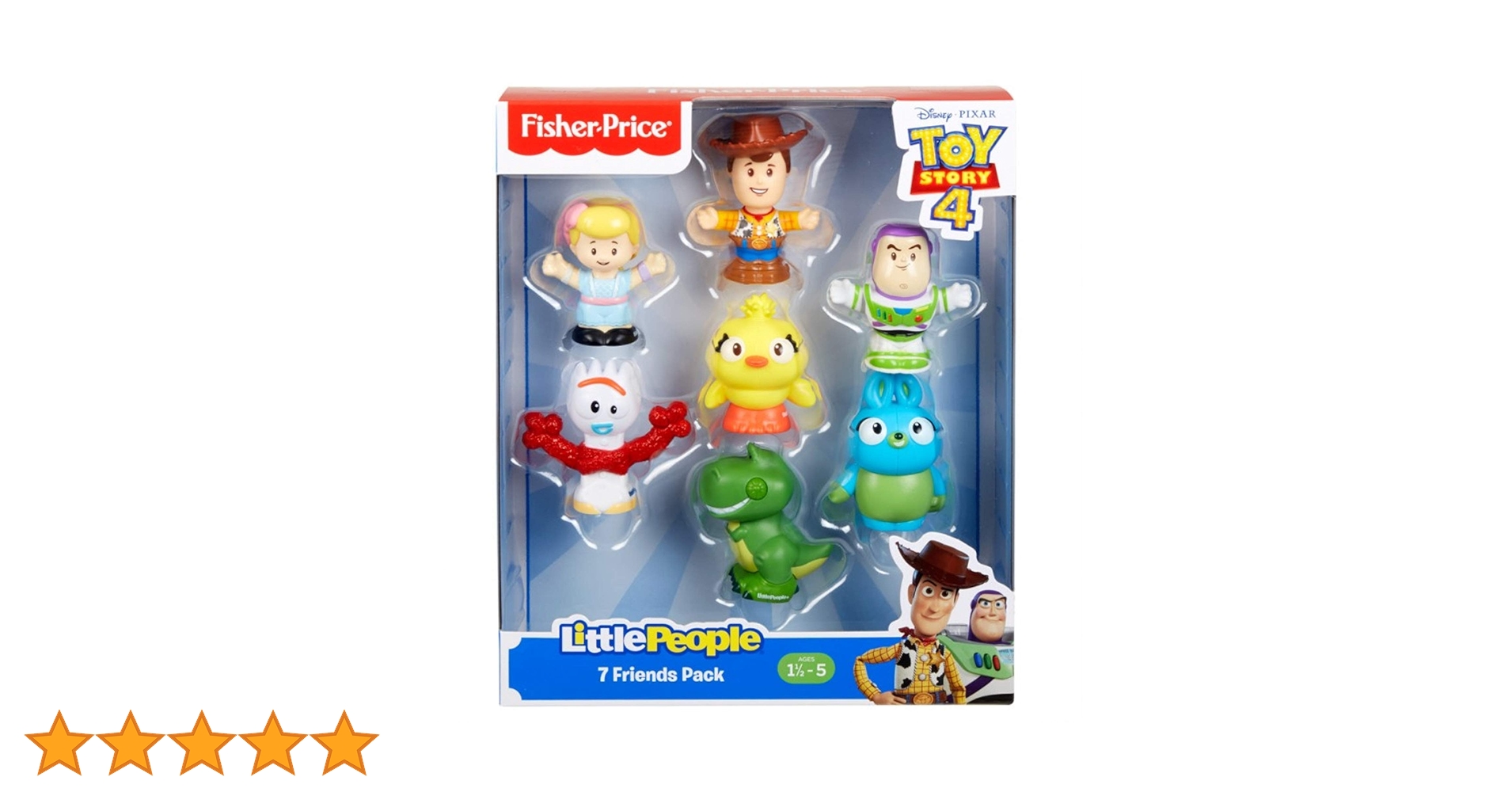 Toy Story 4 Fisher-Price Disney, 7-Figure Pack by Little